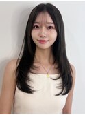 ニュアンスレイヤー/海外レイヤー/韓国レイヤー/前髪あり