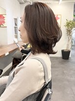 オウル(Owll)&nbsp;＊ふんわり大人レイヤーボブピンクブラウン＊