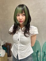 ゼスト リル 新宿(ZEST lill)&nbsp;ミディアムレイヤー デザインカラー ハイトーンカラー