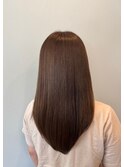 ナチュラルブラウン_ココアブラウン_艶髪ロング/髪質改善