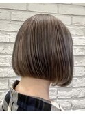透明感抜群◎アッシュグレージュBOB♪
