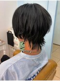 メンズウルフカット【ウルフカット岩国】【岩国ウルフカット】