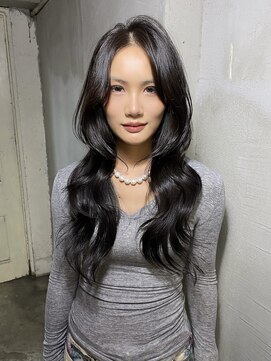 ロイジー(roijir) 表参道 roijir グレージュ × ハッシュカット