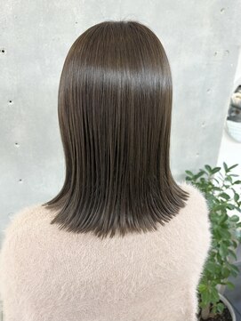 ネオリーブカフ 鶴ヶ峰店(Neolive caff) 髪質改善カラー　オリーブベージュ