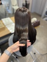 リラクオーレ 三宮 元町(LIRA CUORE)&nbsp;ショコラブラウン×髪質改善縮毛矯正