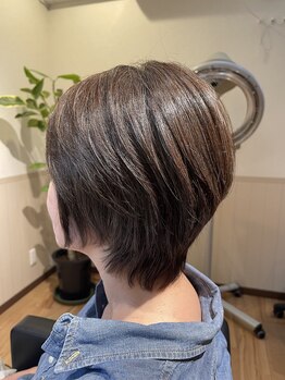 サロンルオロ(salon Luoro)の写真/理想のショートヘアは骨格修正で決まる！絶壁カバーと再現性の高さを両立。サロン帰りの感動をご自宅でも◎