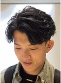 MEN’S/ニュアンスパーマ/ニュアンスウルフ/円町
