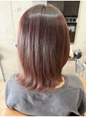 ツヤ髪外ハネミディアム