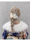 ◎編みおろしヘアアレンジ×金箔【卒業式・成人式・前撮り】◎