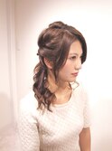 愛されハーフアップ
