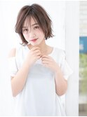 【KAINOイオン岡山】ひし形シルエット大人愛されショートボブ