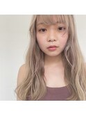 ハイトーンベージュトリプルカラー
