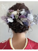 高知　南国市　BiBi hills　成人式ヘアセット