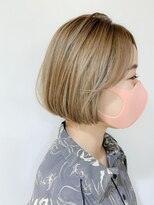ネオリーブ チロル 横浜西口店(Neolive CiroL.)&nbsp;ハイトーン★ブロンドナチュラルボブ