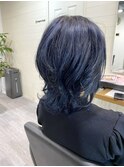 【デザインカラー】ウルフカット/ダークブルージュ/ヘアケア