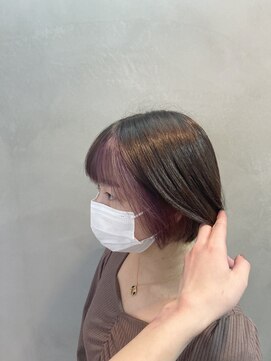 アクト 原宿(ACT) 前髪×インナー×ラベンダー