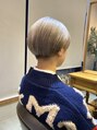 オーブ ヘアー ルアン 松本2号店(AUBE HAIR luanne) ハイトーンの刈り上げショート