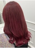 【黒染めをハーフブリーチでピンク】*rina*