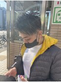 MEN'S HAIR 逆光でもしっかりわかる!メッシュ×ツイスト