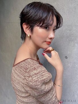 オーブ ヘアー カレン 長崎時津店(AUBE HAIR calen) 20代・30代_毛流れパーマショート