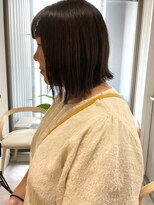 ロンドプロフィール 浦和(Lond profil)&nbsp;フルバング　結べるボブ　オリーブグレージュ