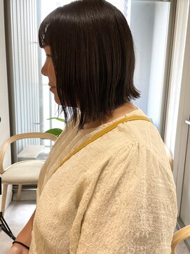 ロンドプロフィール 浦和(Lond profil) フルバング 結べるボブ オリーブグレージュ