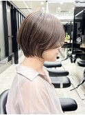 丸みクビレショート/30代/40代/50代/前髪あり