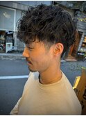 ツイストスパイラルパーマメンズカット
