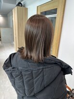 ルネ 北千住(Renee)&nbsp;切りっぱなし_マロンベージュ_ラベンダーブラウン