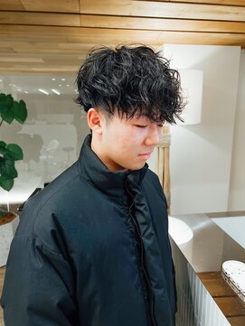 サーリー(SURLY) スパイラルパーママッシュ前下がり波巻きパーマツイストパーマ