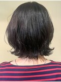 【パーマ活かしカット】くびれボブ