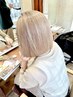 ハイブリーチ（フル）+アディクシーorスロウカラー+3stepトリートメント