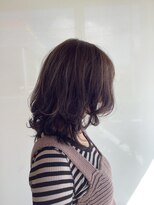 ヘアヌーダ&nbsp;ミディアム、カット、デジタルパーマ、ナチュラルパーマ