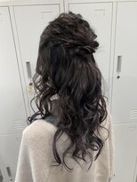 リグ 横浜(Lig.)&nbsp;ハーフアップ/ヘアセット/へアアレンジ/10代20代30代/横浜横浜駅