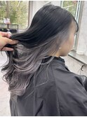 インナーカラー/グレー系/グレージュ