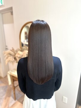 アンド ラ ブランシュ(&.La Blanche) ブラウン/大宮/イメチェンヘアスタイル/ワイドバング/髪質改善