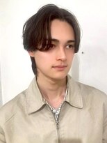 フェザーパーマセンターパートサーフカールツーブロック3