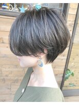 ルーナヘアー(LUNA hair)&nbsp;ハンサムショート ダブルカラー ショート カット ブリーチ