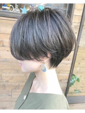 ルーナヘアー(LUNA hair) ハンサムショート ダブルカラー ショート カット ブリーチ