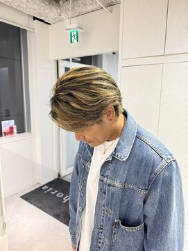 ユーフォリア 渋谷グランデ(Euphoria SHIBUYA GRANDE) ハイライト メンズスタイル メンズカット AKARI