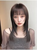 【F+Moana渋谷】#ショコラブラウン#艶カラー#レイヤーカット