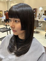 ピークアブー アヴェダ アトレ恵比寿(PEEK-A-BOO AVEDA) ぱっつん×姫カット×レイヤー