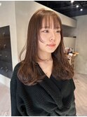 ロングレイヤーレイヤーカット顔まわりカットロングウルフ/中西