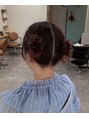 リンイチマルサン(Lin.103)&nbsp;〔脳みそカチモリヘア〕ボブのアップスタイル【ヘアセット】