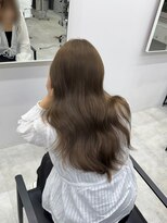 ディジョン(Dijon)&nbsp;韓国顔まわりレイヤーカットグレージュオリーブベージュブラウン