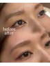 シルクの糸で産毛も取れるスレッディング【アイブロウリフト4,400円】