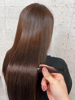 ポルコ(porco.)&nbsp;バーガンディチャコールグレーハッシュカットペールオレンジ