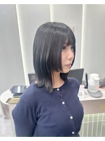 ロンドリゼル 札幌(Lond RiseL) オリーブグレー/前髪/ボブ/マロンベージュ/レイヤーカット/小顔