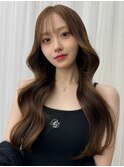 韓国ヘアくびれヘアヨシンモリレイヤー顔まわりカット学割U24