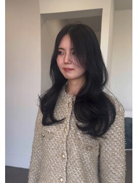 ブランシュ(BLANCHE) 【BLANCHE】チャコールグレー×ロングレイヤー